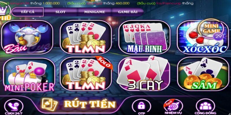 Chơi bài cát tê hốt thưởng cực đã tại game bài nhà cái uy tín